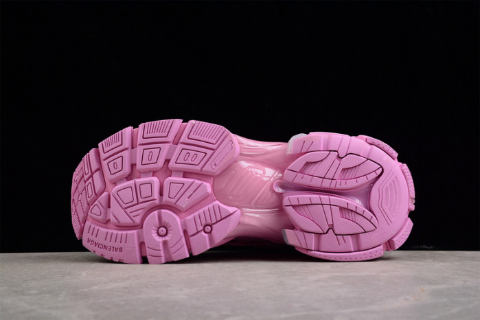 blcg runner sneaker in pink mesh and nylon vk582-022