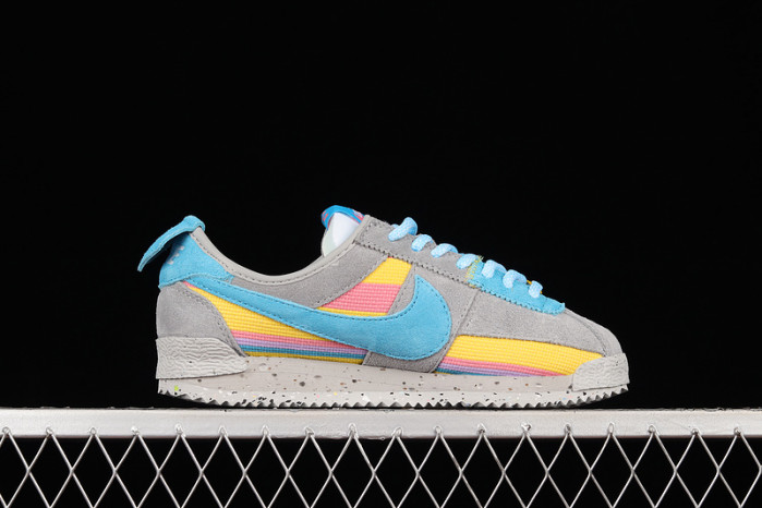 union x nike cortez blue pink dr1413-002