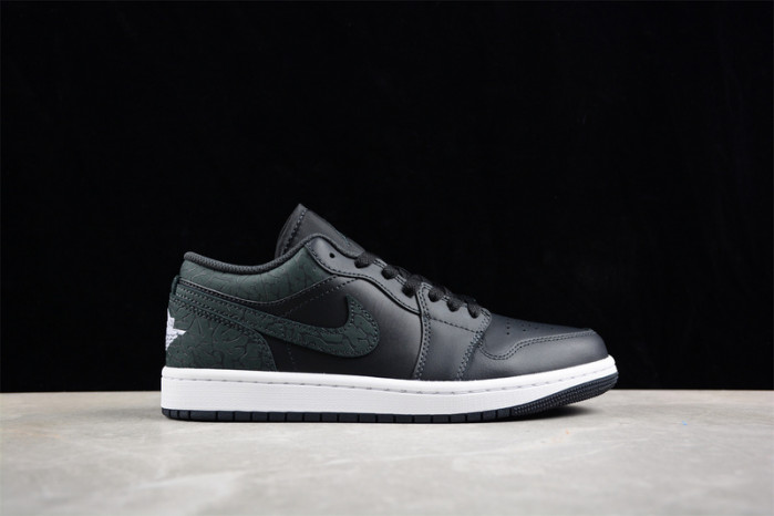 air jordan 1 low "black elephant" fb9907-001