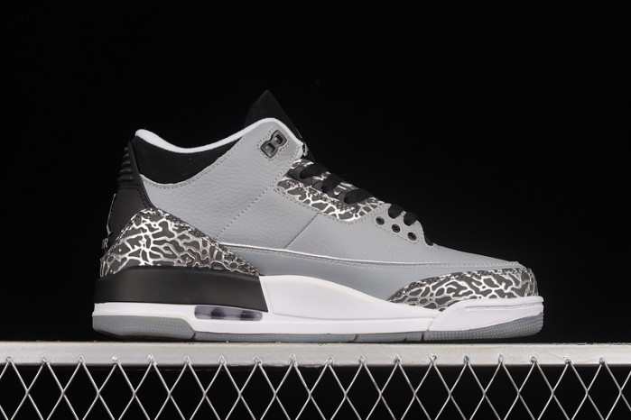 jordan 3 retro wolf grey - 136064-004