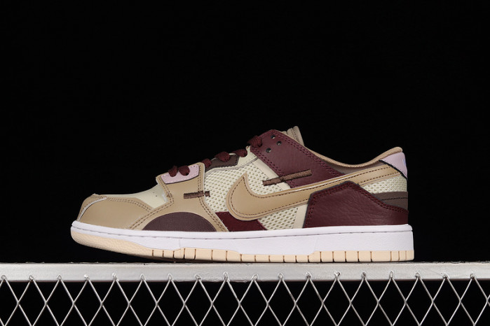 nike dunk low scrap latte - dh7450-100 nike dunk low scrap latte - dh7450-100