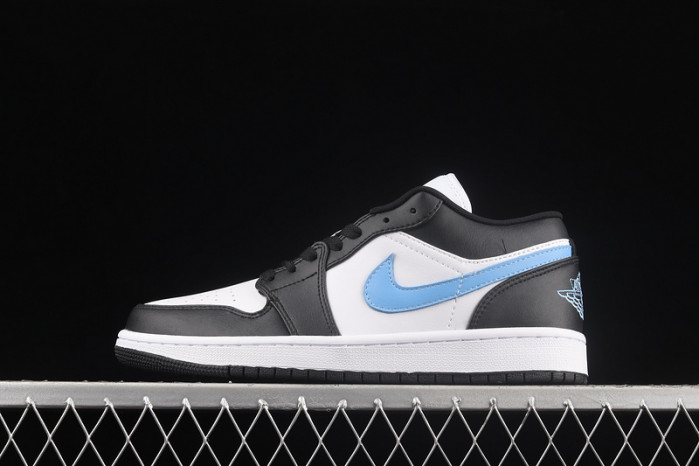 air jordan 1 low black university blue white (w) - dc0774-041 air jordan 1 low black university blue white (w) - dc0774-041