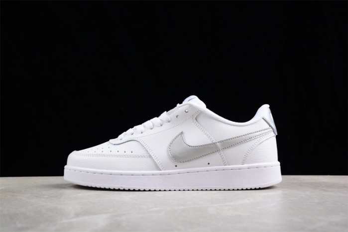 nike court vision low ''white metallic silver'' - cd5434-111