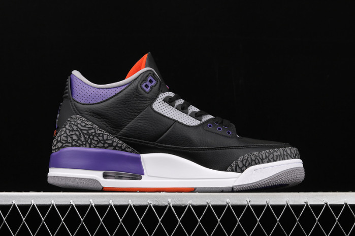 air jordan 3 retro black court purple ct8532-050