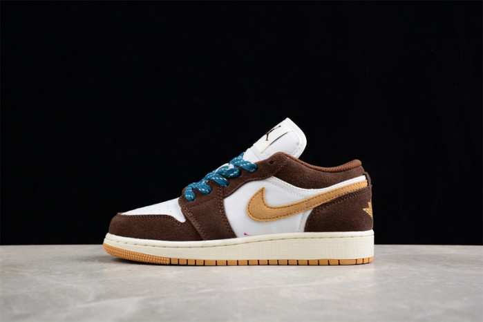 air jordan 1 low gs ''cacao wow'' fb2216-200 air jordan 1 low gs ''cacao wow'' fb2216-200