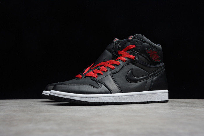 air jordan 1 black satin gym red 555088-060 air jordan 1 black satin gym red 555088-060