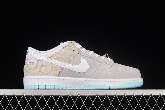 nike dunk low barbershop grey - dh7614-500