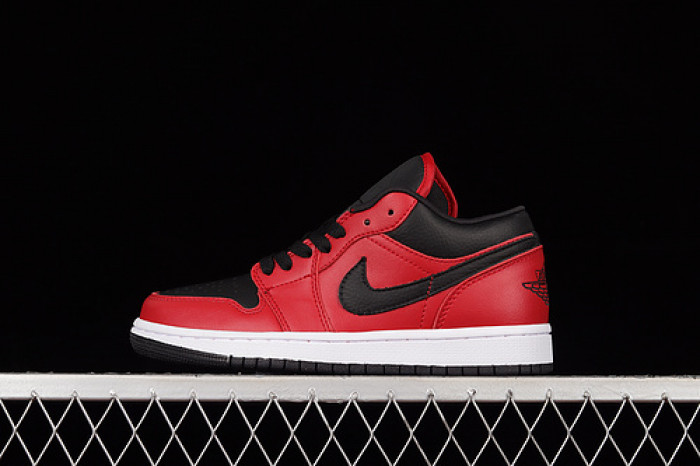 air jordan 1 low gs ''reverse bred'' - 553560-605 air jordan 1 low gs ''reverse bred'' - 553560-605