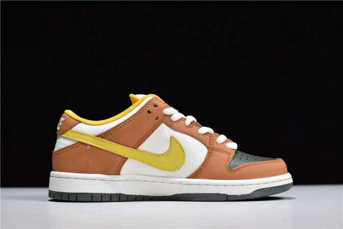 nike dunk sb low vapour mineral yellow - 304292-271
