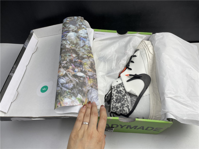 nike blazer mid readymade white - cz3589-100