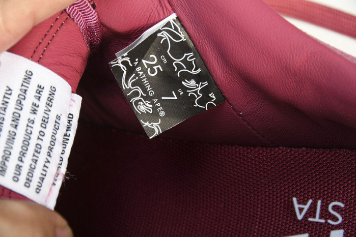 bape sta low sneaker 191042-014