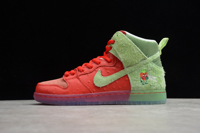 nike sb dunk high strawberry cough cw7093-600 nike sb dunk high strawberry cough cw7093-600