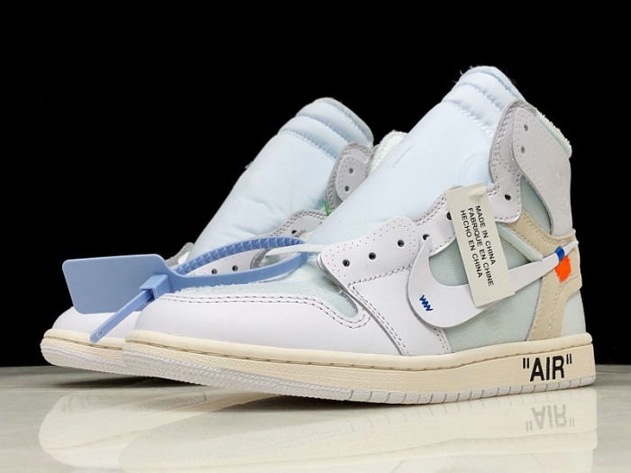 air jordan 1 retro high ofw white aq0818-100