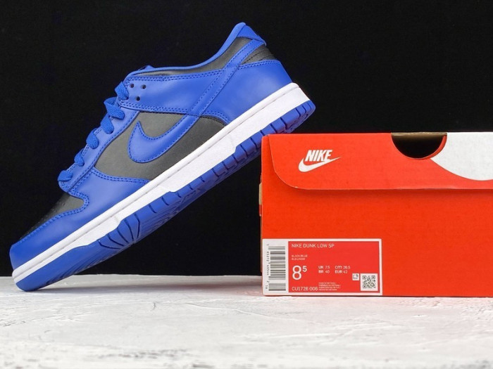 nike dunk low sb black and blue cu1726 006