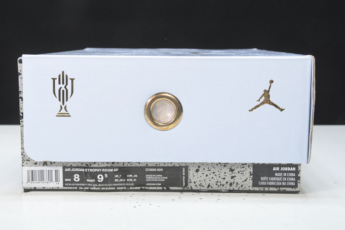 trophy room x air jordan 5 jsp ice blue ci1899-400