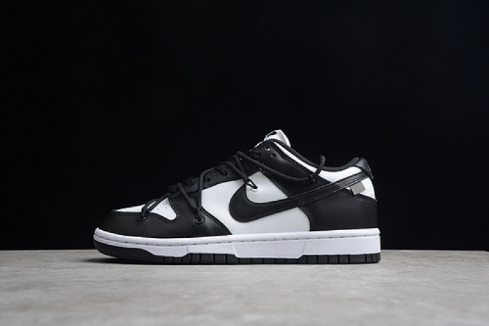 nike dunk low lthr black white ct0856-103 nike dunk low lthr black white ct0856-103