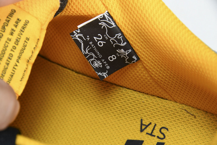 bape sta low sneaker 191042-012