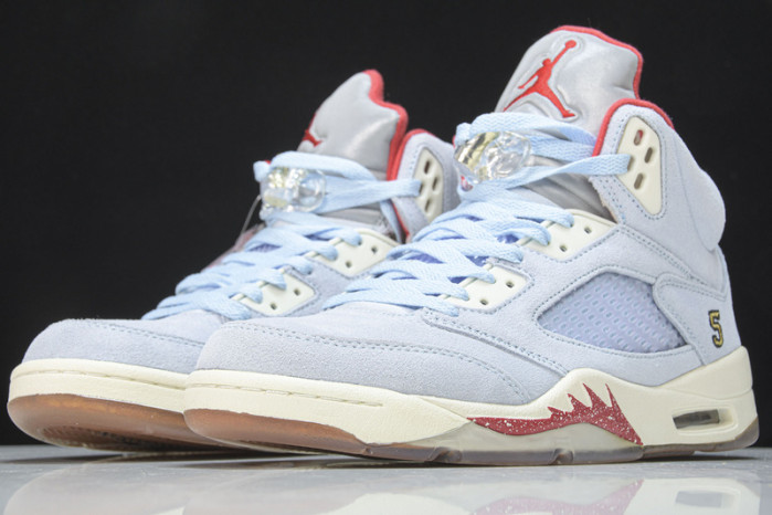 trophy room x air jordan 5 jsp ice blue ci1899-400