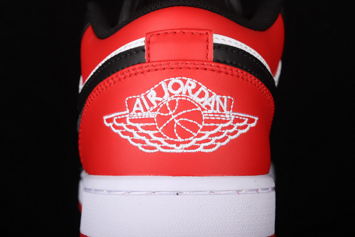 air jordan 1 low bred toe - 553558-612