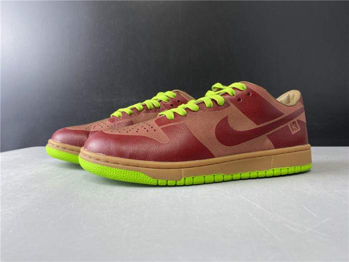 nike dunk low 1-piece laser varsity red chartreuse 311611-661 nike dunk low 1-piece laser varsity red chartreuse 311611-661