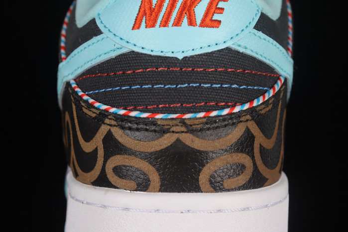 nike dunk low se barber shop black dh7614-001