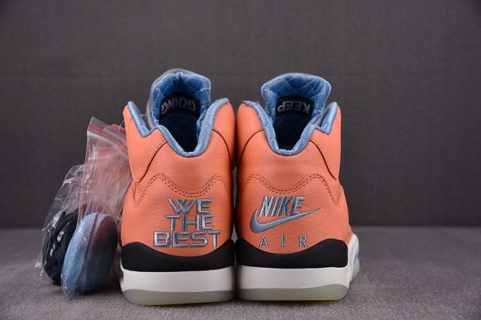 dj khaled x air jordan 5 retro we the best "crimson bliss" dv4982-641