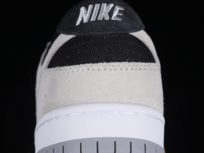 nike dunk low sb zoom pro black/wolf grey-white-white 854866-001