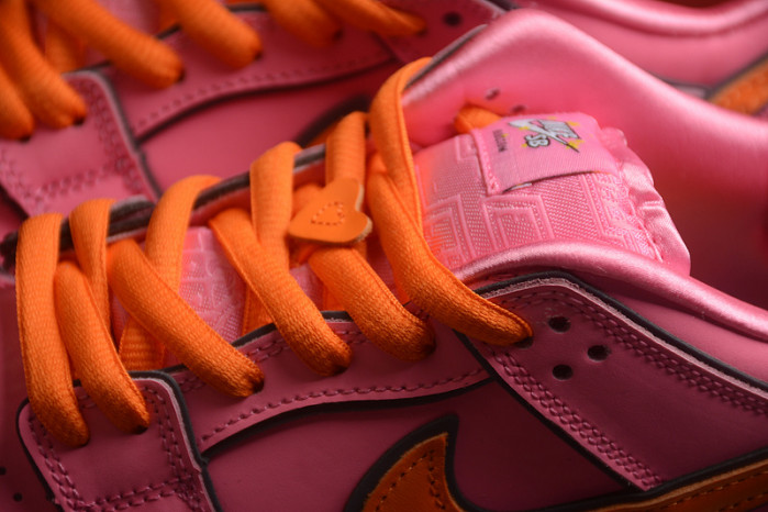 the powerpuff girls x nike sb dunk low “blossom” fz8319-600