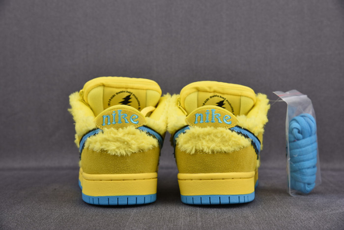 grateful dead x nike sb dunk low yellow bear cj5378-700