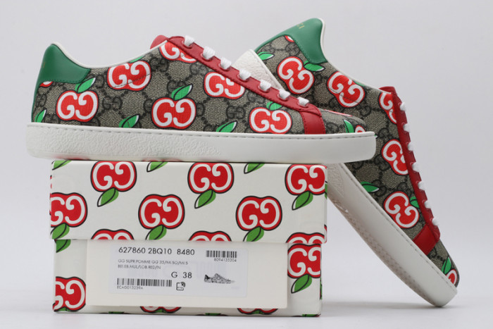 G*u*i ace embroidered low-top sneaker