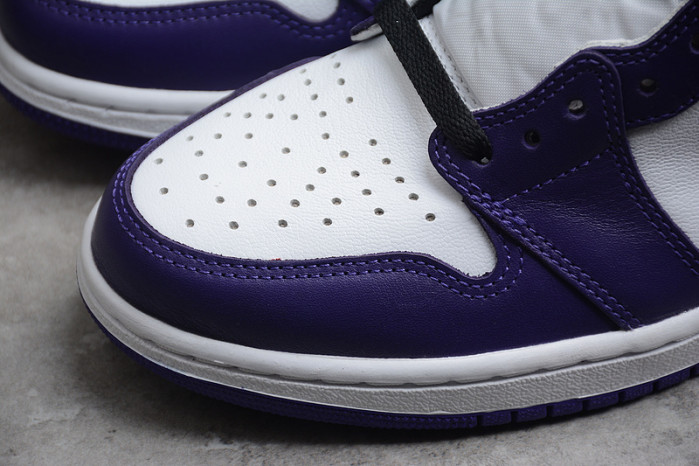 air jordan 1 retro high court purple white 555088-500