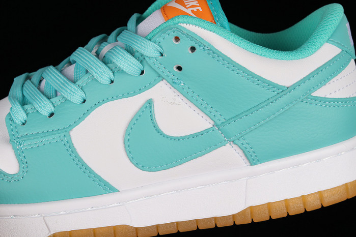 nike dunk low white turquoise (w) - dv2190-100