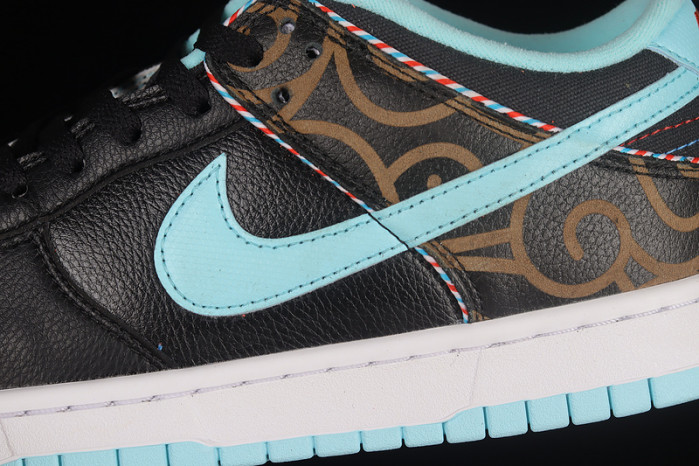 nike dunk low se barber shop black dh7614-001