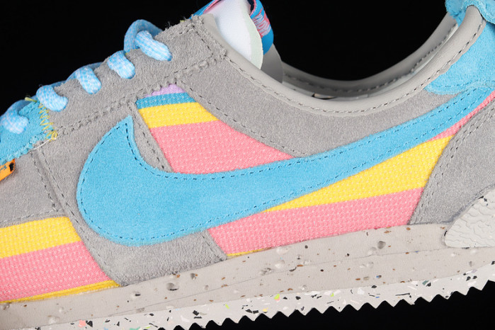 union x nike cortez blue pink dr1413-002