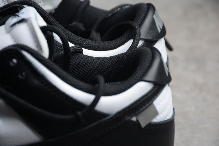 nike dunk low lthr black white ct0856-103