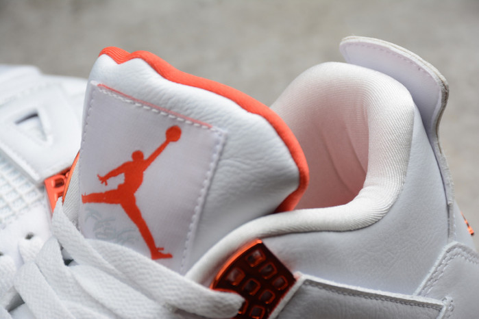 air jordan 4 retro metallic orange ct8527-118