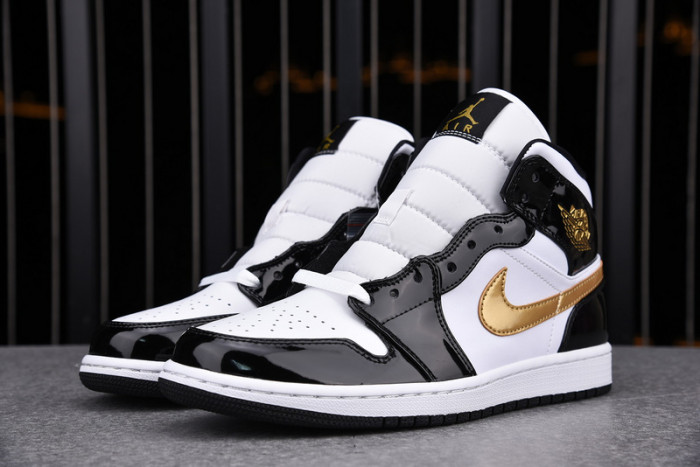 air jordan 1 mid patent