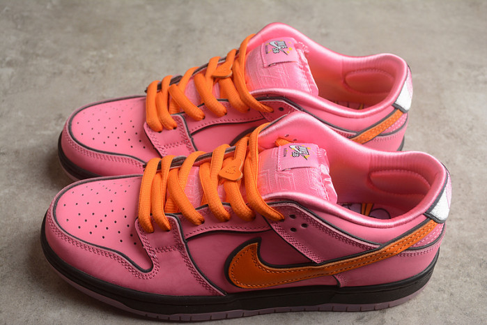 the powerpuff girls x nike sb dunk low “blossom” fz8319-600