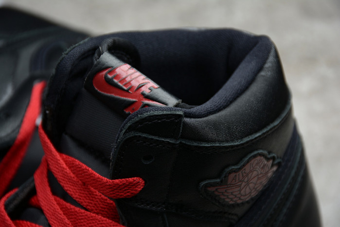 air jordan 1 black satin gym red 555088-060