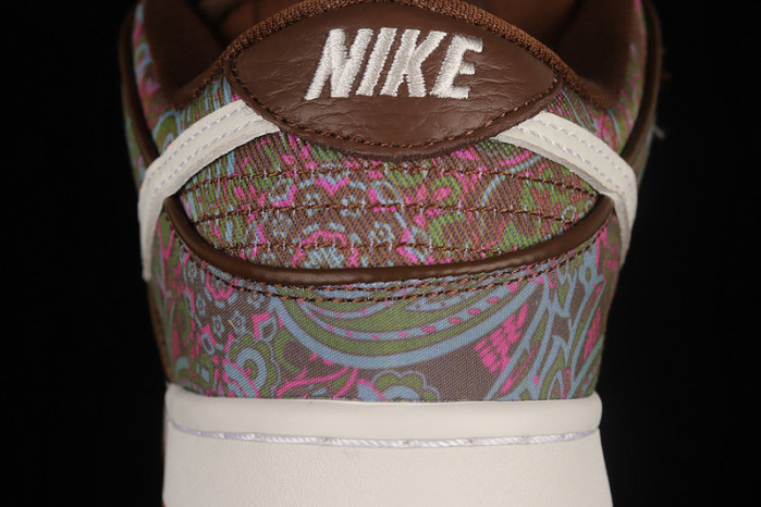 nike sb dunk low pro paisley brown - dh7534-200