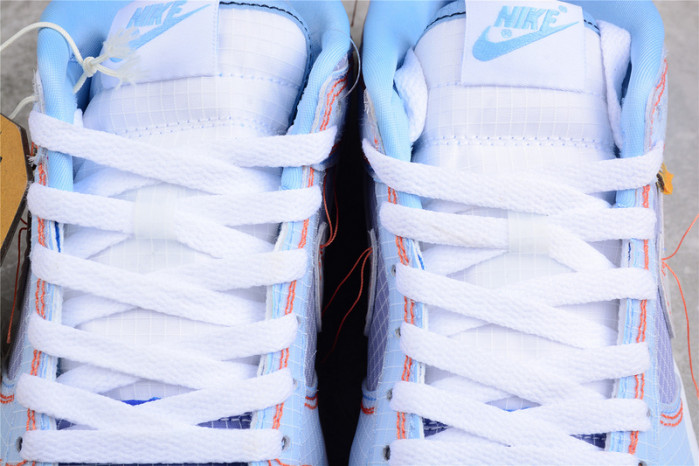 union x nike dunk low blue dj9649-400