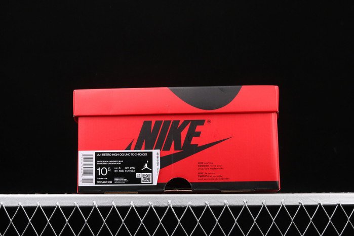 air jordan 1 unc to chicago cd0461-046