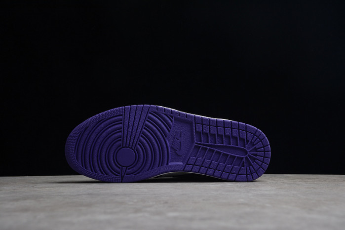air jordan 1 retro high court purple white 555088-500