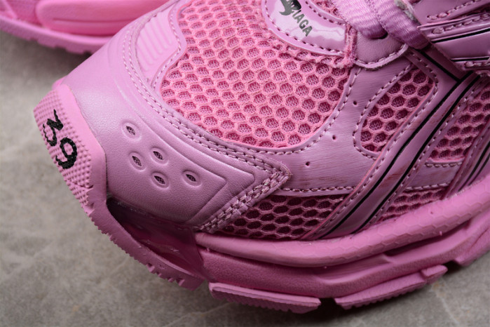 blcg runner sneaker in pink mesh and nylon vk582-022