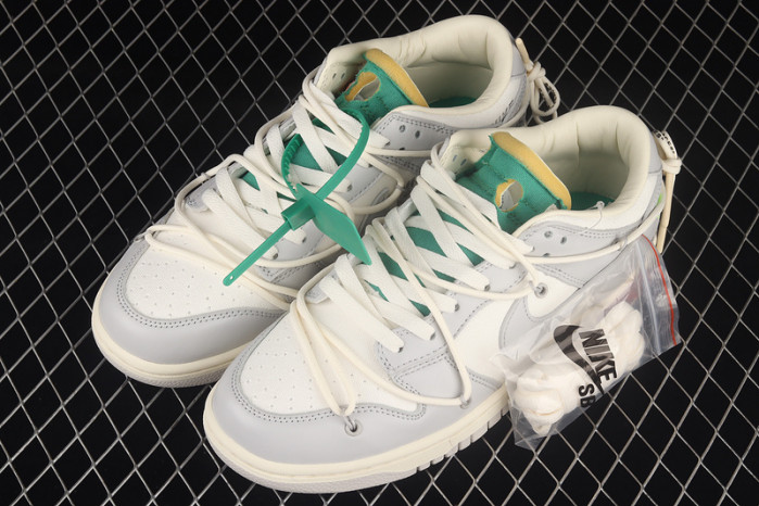 nike dunk low off-white lot 25 - dm1602-121