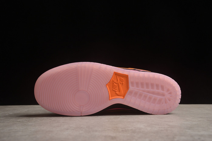 the powerpuff girls x nike sb dunk low “blossom” fz8319-600