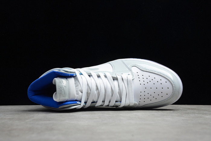 air jordan 1 retro high zoom white racer blue ck6637-104