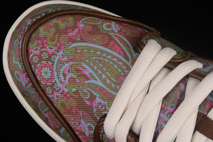 nike sb dunk low pro paisley brown - dh7534-200