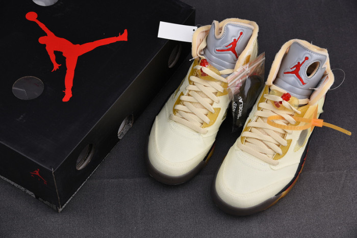 air jordan 5 retro ofw sail dh8565-100
