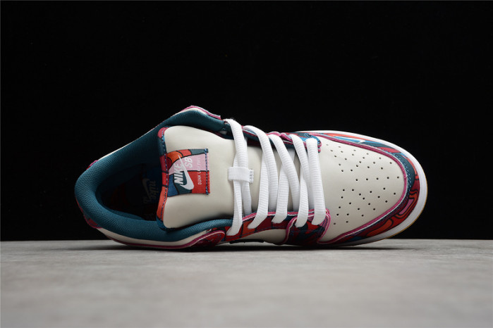nike sb dunk low pro parra abstract art (2021) - dh7695-600